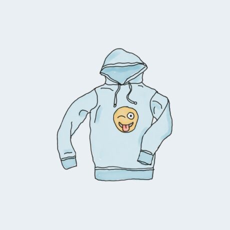 Brand Logo Print Hoodie