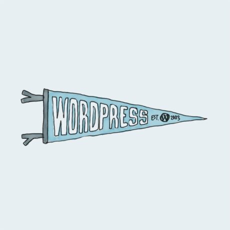 WordPress Logo Pennant